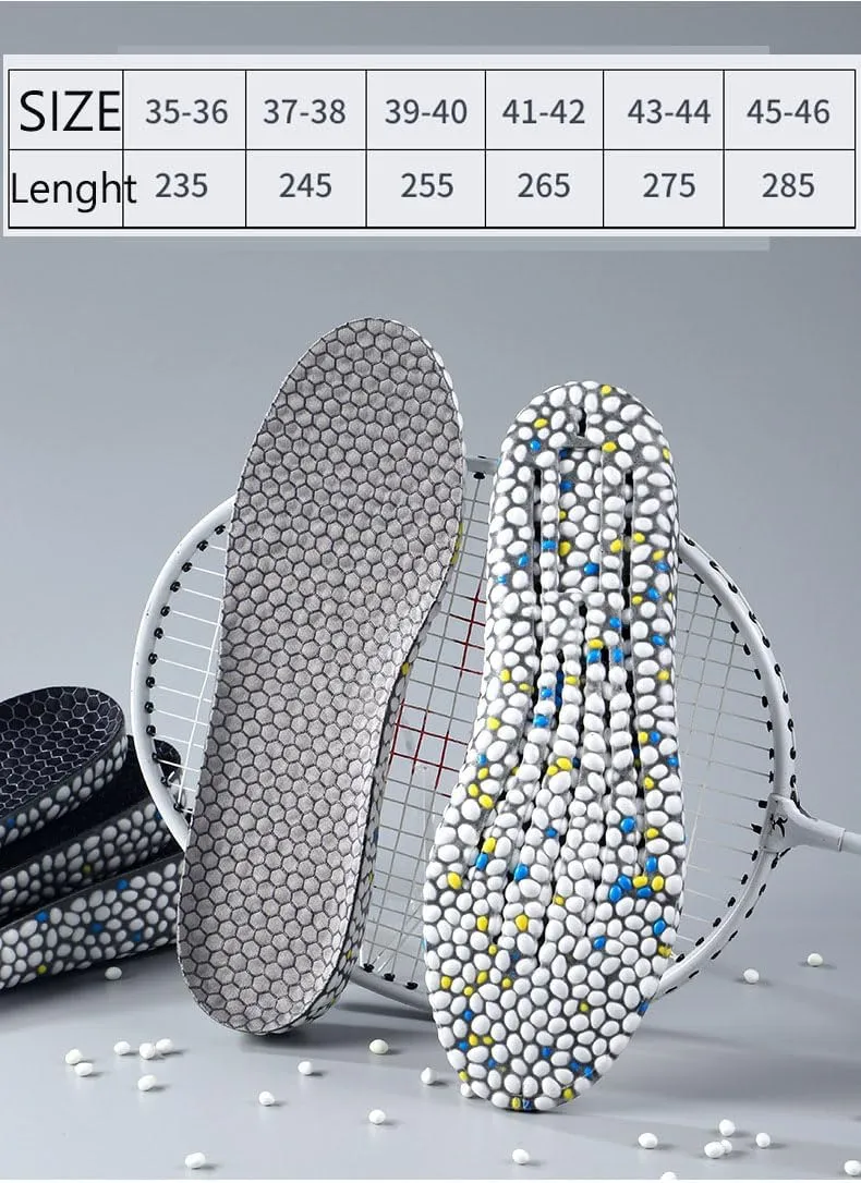 Height Increase Insoles, Orthopedic High Pads, Heel Lift Cushion for Men Women, Height Increasing Shoes Inserts (Black-3.5 cm, Men 8-8.5/Women 9.5-10)