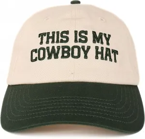 InnoBeta Cowboy Gifts Hat Cap for Men, Funny Adjustable Embroidered Cowboy Trucker Hat