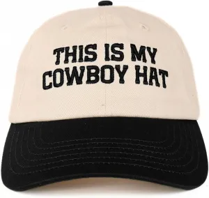 InnoBeta Cowboy Gifts Hat Cap for Men, Funny Adjustable Embroidered Cowboy Trucker Hat