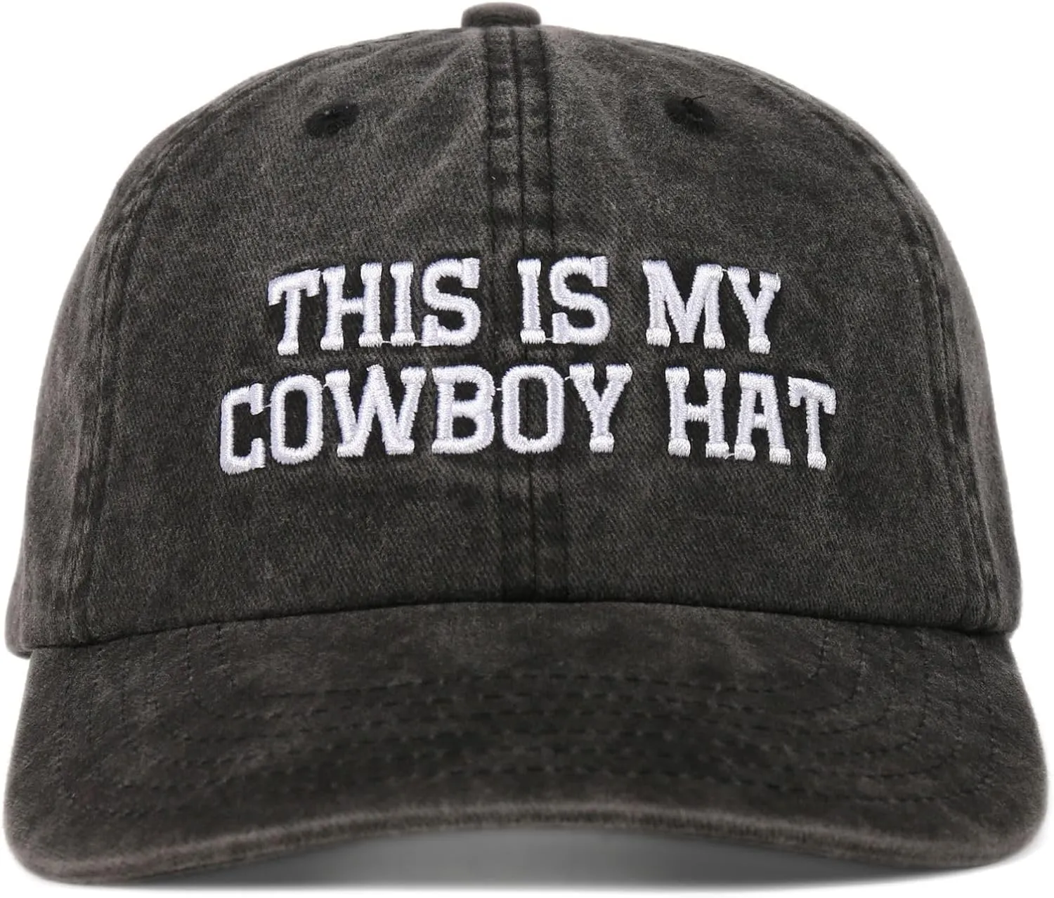 InnoBeta Cowboy Gifts Hat Cap for Men, Funny Adjustable Embroidered Cowboy Trucker Hat