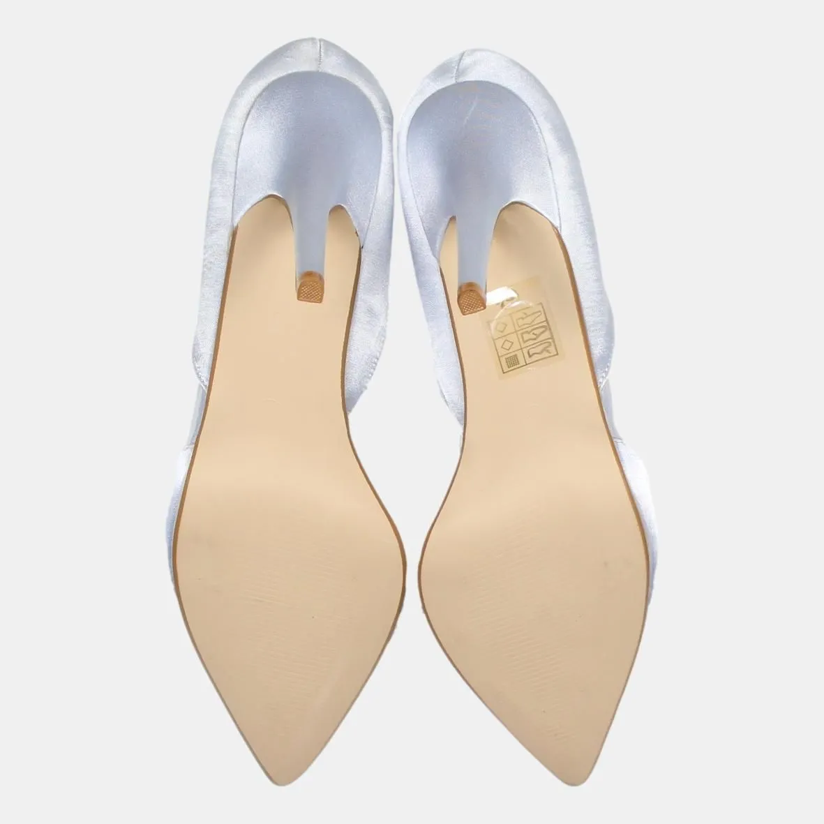 La Bottine Souriante Silver High Heels