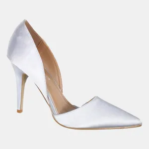 La Bottine Souriante Silver High Heels