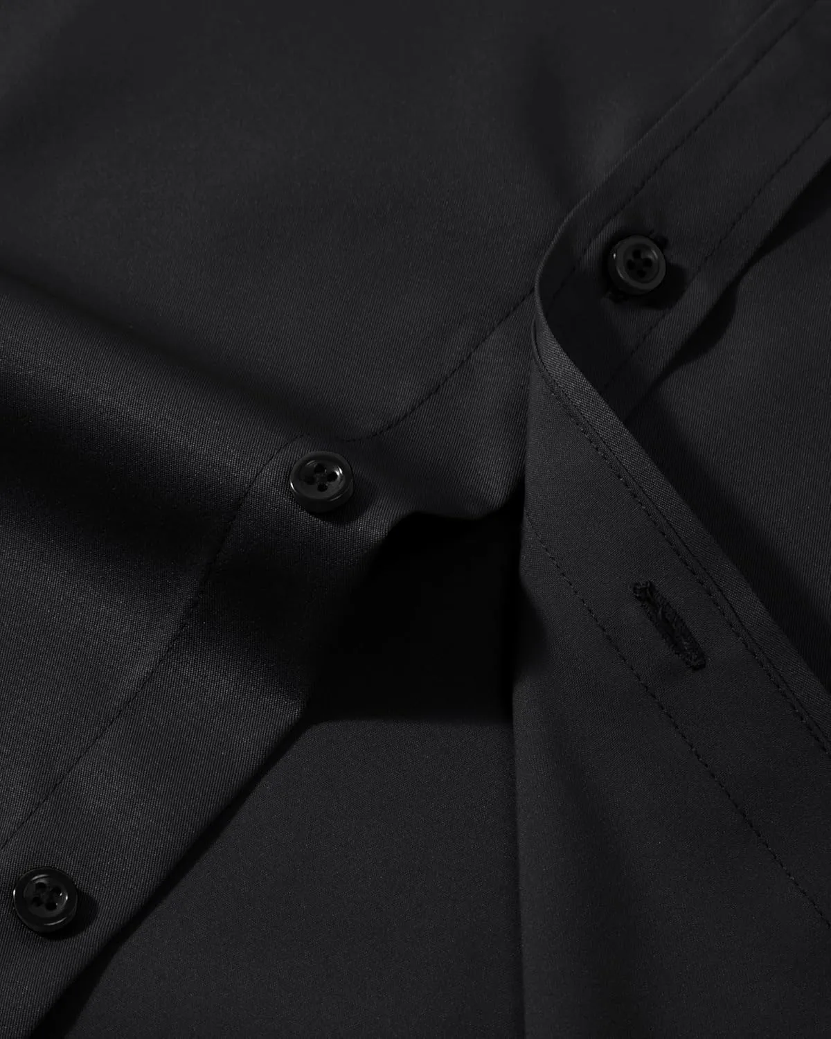 Men's Dress Shirts Long Sleeve Stretch Wrinkle Free Slim Fit Wedding Formal Button Down Shirt