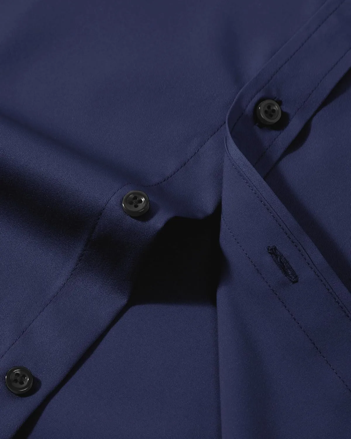 Men's Dress Shirts Long Sleeve Stretch Wrinkle Free Slim Fit Wedding Formal Button Down Shirt