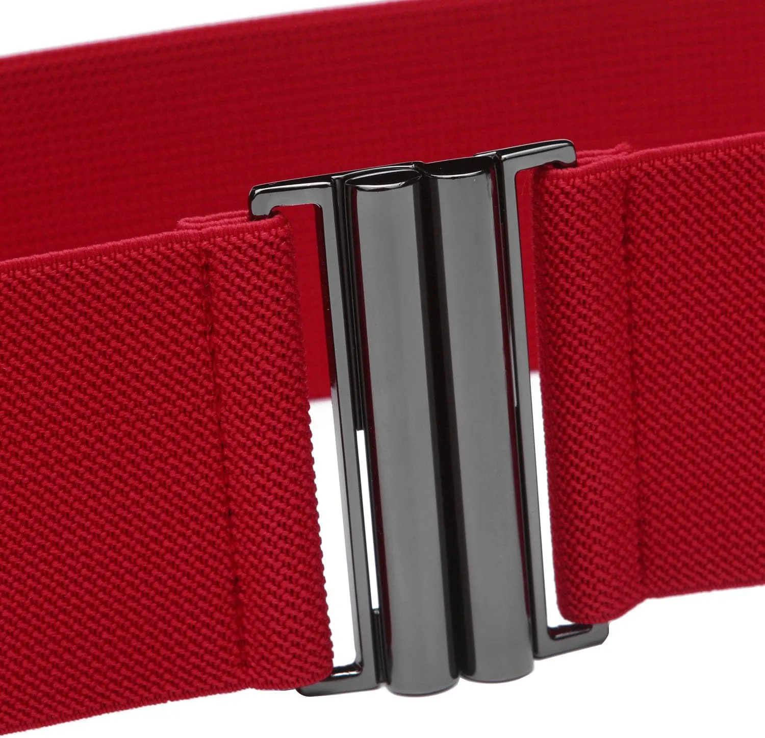 Womens Wide Elastic Waist Belt Cinch Belt Trimmer Stretch Waistband