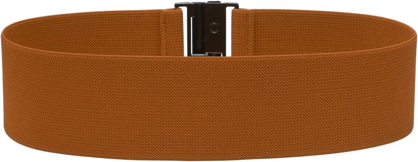 Womens Wide Elastic Waist Belt Cinch Belt Trimmer Stretch Waistband