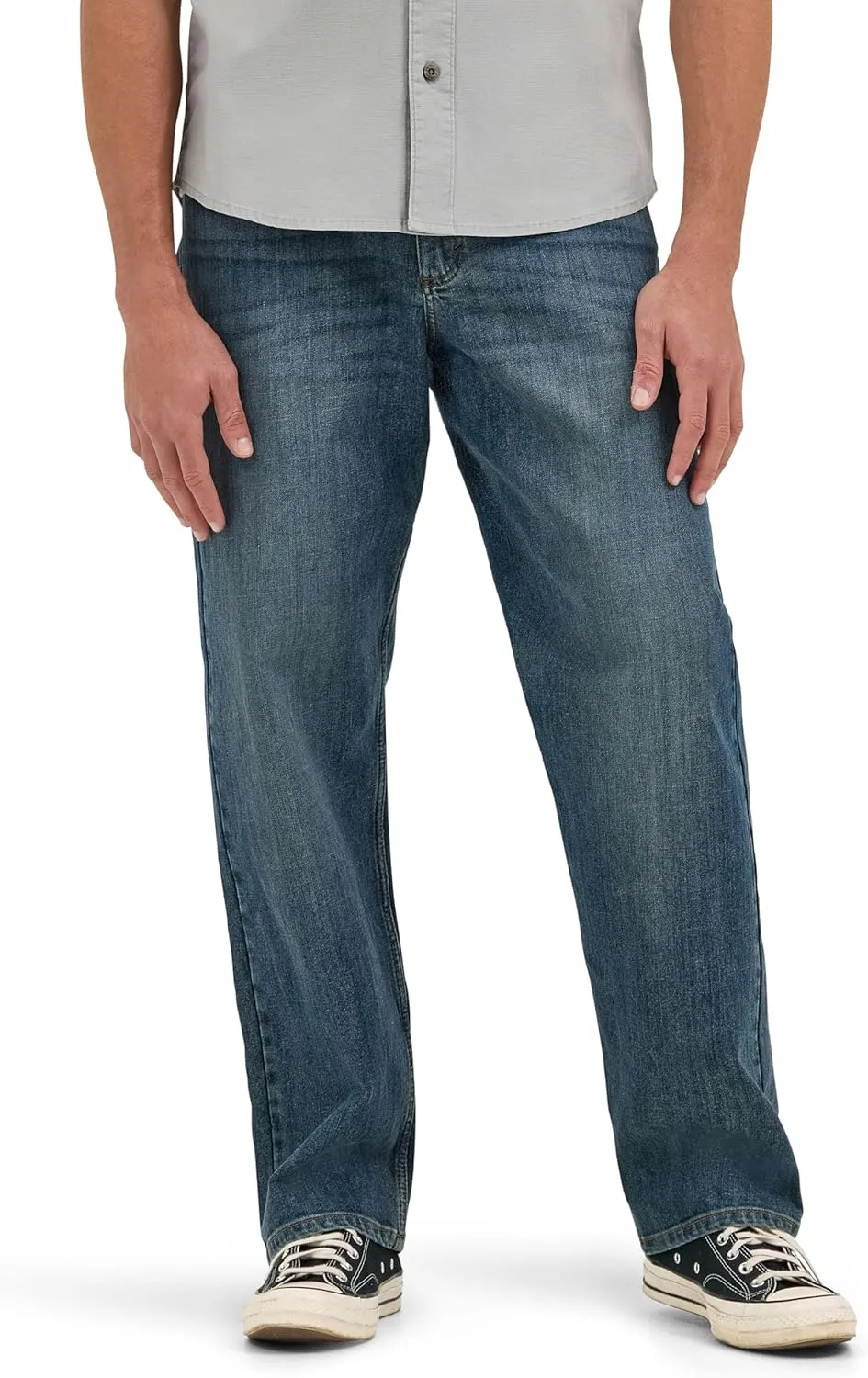 Wrangler Men's Free to Stretch Relaxed Fit Jeans